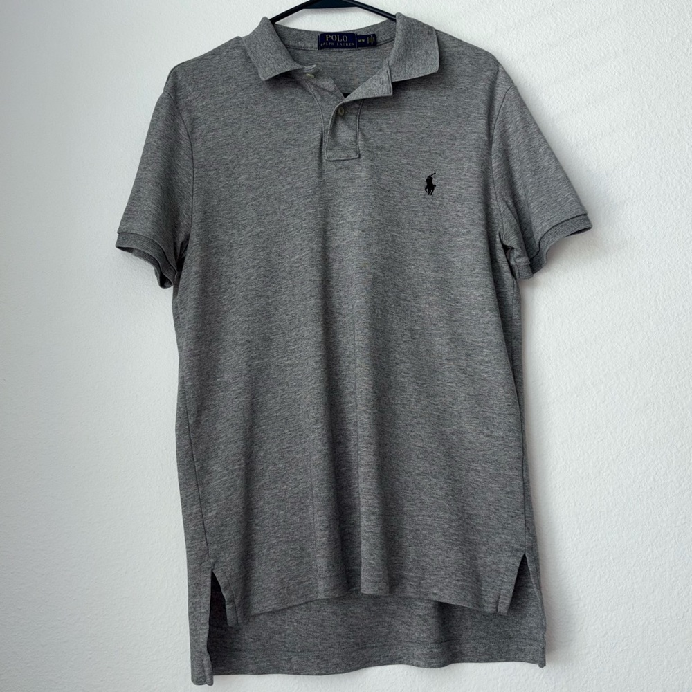 Polo Ralph Lauren Medium Gray Polo Collared Shirt